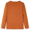 Kinder-Langarmshirt Cognac 104