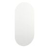vidaXL Spiegel mit LED-Leuchten 60x30 cm Glas Oval