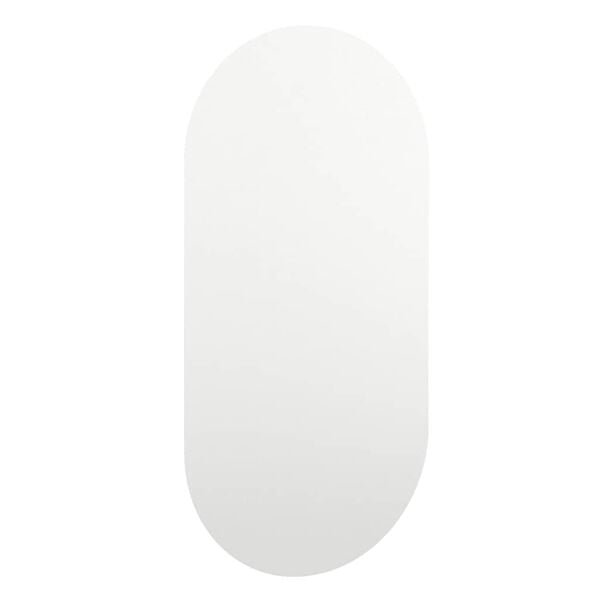 vidaXL Spiegel mit LED-Leuchten 60x30 cm Glas Oval