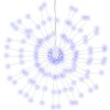 vidaXL Feuerwerkslicht Blau 20 cm 140 LEDs