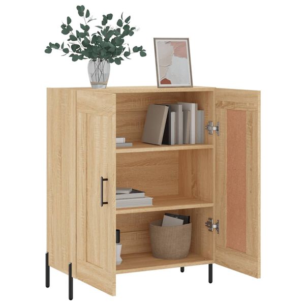 vidaXL Sideboard Sonoma-Eiche 69,5x34x90 cm Holzwerkstoff