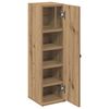 vidaXL Badezimmerschrank mit Rollenhalter Artisan-Eiche 20,5x22x72 cm