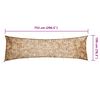 vidaXL Tarnnetz mit Aufbewahrungstasche 753x199 cm Sandfarbe