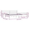 vidaXL Massivholzbett ohne Matratze 200x200 cm