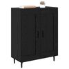 vidaXL Sideboard Schwarz Eichen-Optik 69,5 x 34 x 90 cm