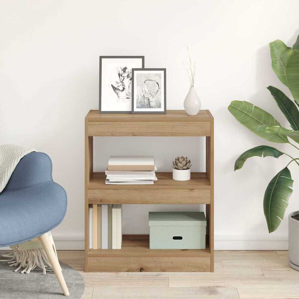 vidaXL B&uuml;cherregal Artisan-Eiche 60 x 30 x 72 cm Holzwerkstoff