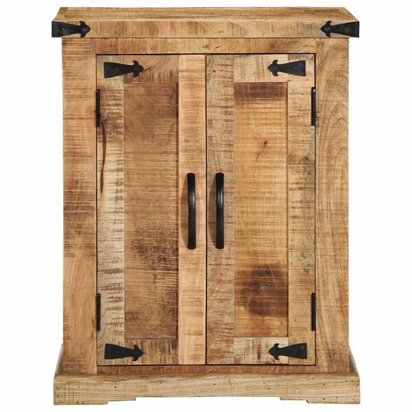 vidaXL Sideboard Braun 55 x 35 x 70 cm Massivholz, grobes Mango