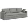 vidaXL Sofa 2 pcs Hellgrau 228 x 78 x 80 cm Samt