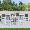 vidaXL Gartenstuhlauflagen f&uuml;r Niedriglehner 6 Stk. Anthrazit