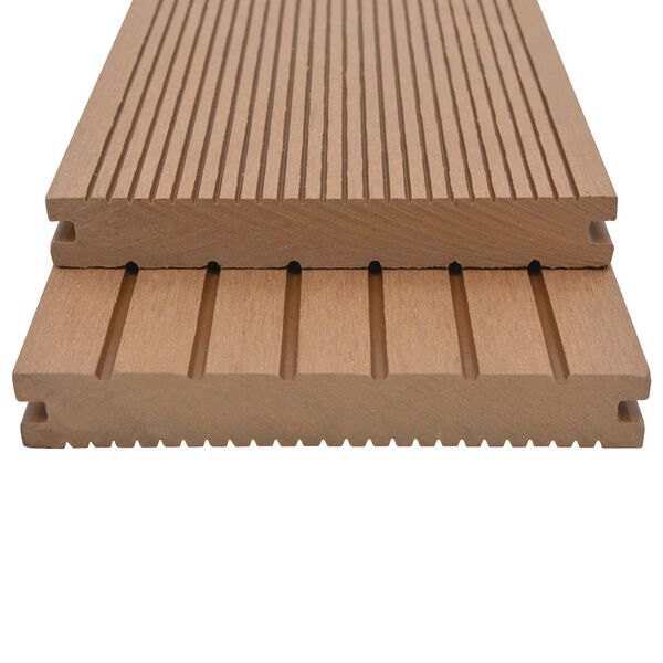 vidaXL Deckbrett 4 pcs Teak WPC