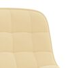 vidaXL Esszimmerst&uuml;hle 2 Stk. Drehbar Creme Samt
