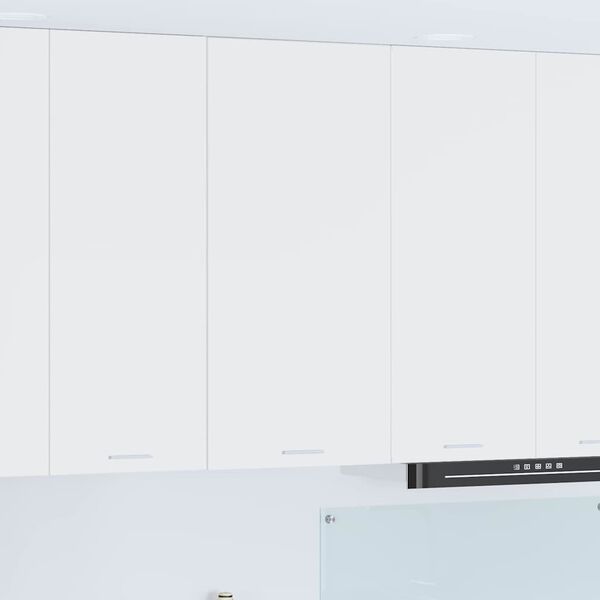 vidaXL H&auml;ngeschrank mit Speicher Wei&szlig; 50 x 31 x 100 cm Holzwerkstoff