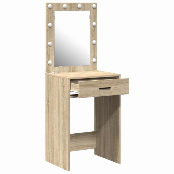 vidaXL Schminktisch Sonoma-Eiche 50 x 41 x 135 cm Holzwerkstoff