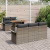 vidaXL Garten-Sofa-Set mit Kissen 6 pcs Grau