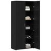 vidaXL Highboard 2 pcs Schwarz Eichen-Optik 80 x 42 x 185 cm