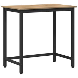 vidaXL Tisch Artisan-Eiche Ingenieure Holz und Stahl