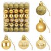 vidaXL Weihnachtskugelset 150 stk. Gold 3 cm Polystyrol
