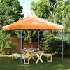 vidaXL Partyzelt Faltbar Pop-Up Orange 292x292x315 cm