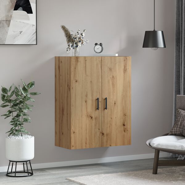 vidaXL Wandschrank Artisan-Eiche 69,5 x 34 x 90 cm Holzwerkstoff