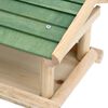 vidaXL Vogelfutterhaus Massivholz 35x29,5x21 cm