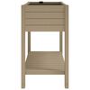 vidaXL Hochbeet Hellbraun 110x45x79 cm Polypropylen