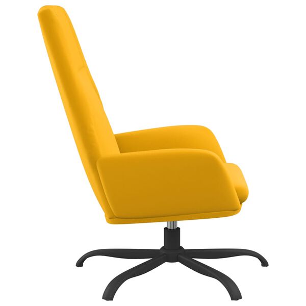 vidaXL Relaxsessel Senfgelb Samt