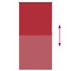 vidaXL Verdunkelungsrollo Rot 70x150 cm Stoffbreite 65,7 cm Polyester