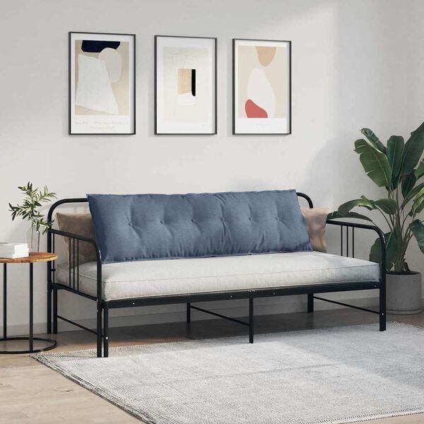 vidaXL R&uuml;ckenkissen Blau 160 x 50 cm Cordstoff