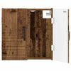 vidaXL Dartboard Schrank HAARLEM Altholz 52,5 x 10,5 x 53,5 cm