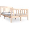 vidaXL Massivholzbett 120x190 cm