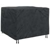 vidaXL M&ouml;belbezug Uni Schwarz 125 x 125 x 74 cm Stoff