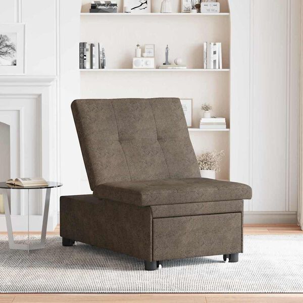 vidaXL Schlafsofa Dunkelgrau 194 x 67 x 82 cm Huahua Stoff