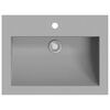 vidaXL Granitbecken 600&times;450&times;120 mm Grau