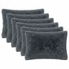 vidaXL Kissen mit Kissen HEERLEN 6 Stk. Anthrazit PV Fleece