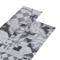 vidaXL PVC-Fliesen Selbstklebend 5,21 m² 2 mm Graues Muster