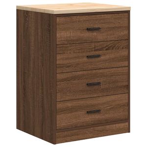 vidaXL Garagen-Aufbewahrungsschrank 60x51x85 cm Massivholz Kiefer