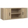 vidaXL TV-Schrank Sonoma-Eiche 100x35x40 cm Holzwerkstoff
