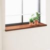 vidaXL Fensterbank Braunes Holz 160 x 40 x 4,5 cm PVC