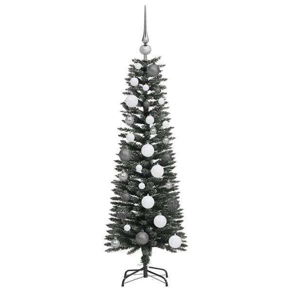 vidaXL K&uuml;nstlicher Weihnachtsbaum mit 150 LEDs mit St&auml;nder Gr&uuml;n 120 cm