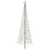 vidaXL LED-Weihnachtsbaum Spirale mit Erdspie&szlig; EKENAS 250 cm 370 LEDs