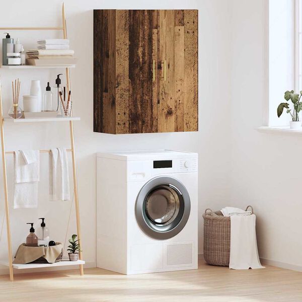 vidaXL Wandschrank Altholz 69,5 x 34 x 90 cm Holzwerkstoff