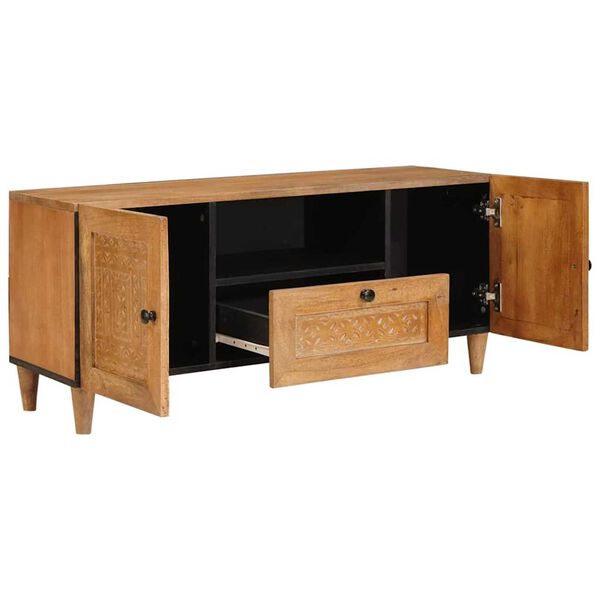 vidaXL TV-Einheiten mit Regal Hellbraun 105 x 33 x 46 cm Holzwerkstoff