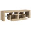vidaXL TV-Schrank mit LED-Beleuchtung Sonoma-Eiche 140x36,5x40 cm