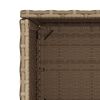 vidaXL Gartenschrank Beige 50x55x115 cm Poly Rattan