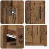 vidaXL mit Schubladen Altholz 100 x 33 x 59,5 cm Holzwerkstoff