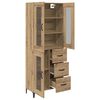 vidaXL Highboard Artisan-Eiche 69,5 x 34 x 180 cm Holzwerkstoff