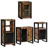 vidaXL Badezimmerm&ouml;bel-Set 4 stk. Mehrfarbig 55 x 35 x 60 cm