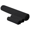 vidaXL Sporthandtuch Set 3 pcs Schwarz Polyester und Polyamid