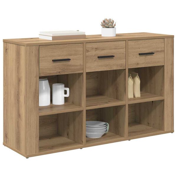 vidaXL Sideboard Artisan-Eiche 100 x 30 x 59,5 cm Holzwerkstoff