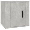 vidaXL TV-Wandschrank Betongrau 40x34,5x40 cm